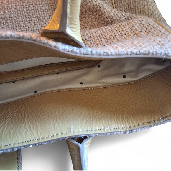 Kate Spade Doris Tweed Patent Leather Turnlock Tote - Picture 14 of 16